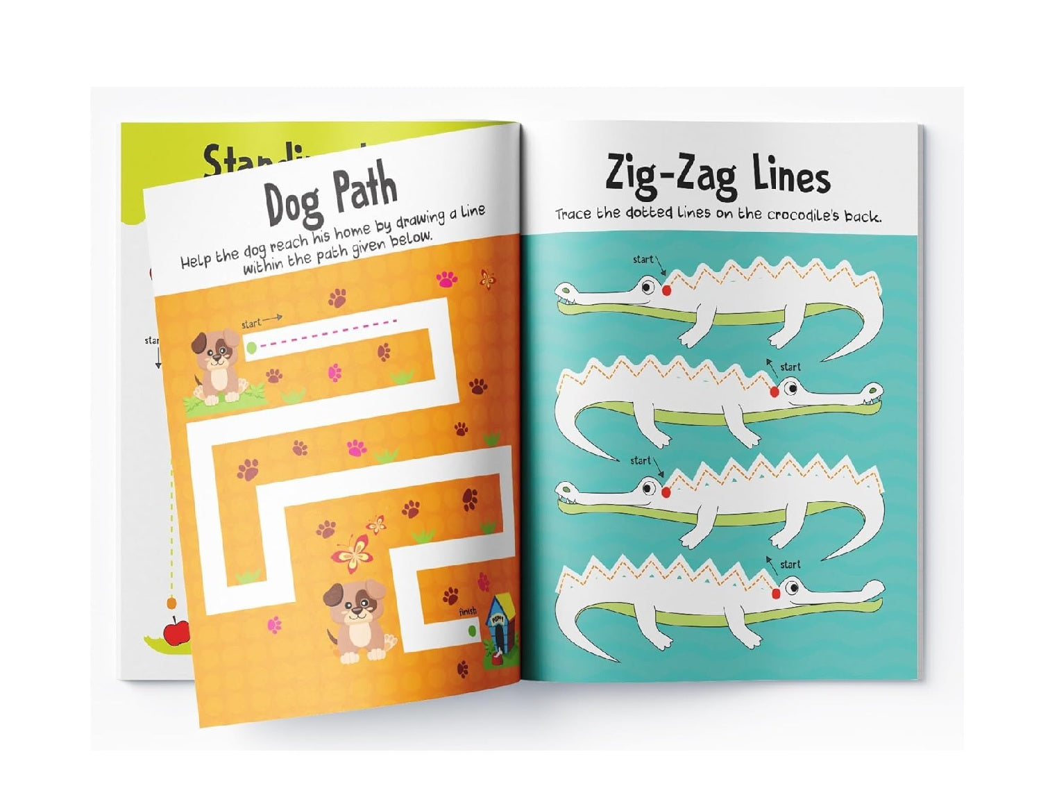 Writing Practice Workbooks - Pack of 4 Early Writing Books for Kids | Hardcover