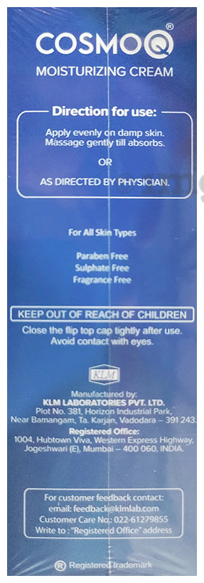 CosmoQ Moisturizing Cream