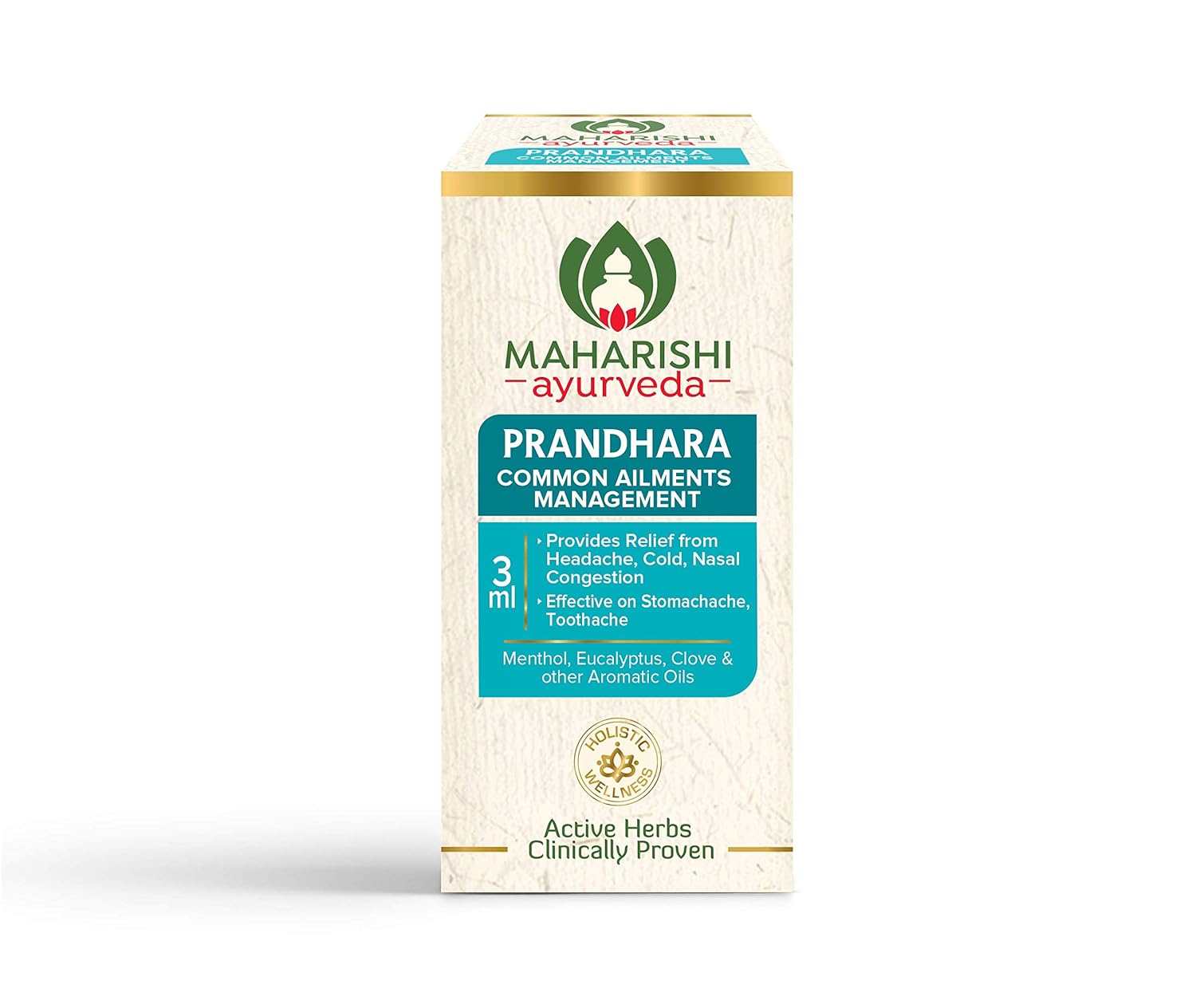 Maharishi Ayurveda Prandhara Drop 3 ml For cold, headache and nasal congestion, , stomach ache and vomiting