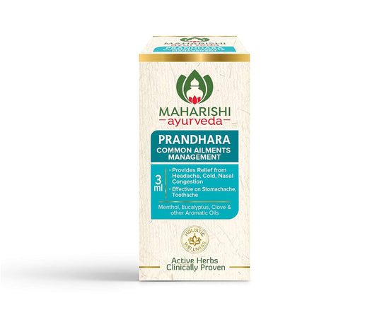 Maharishi Ayurveda Prandhara Drop 3 ml For cold, headache and nasal congestion, , stomach ache and vomiting