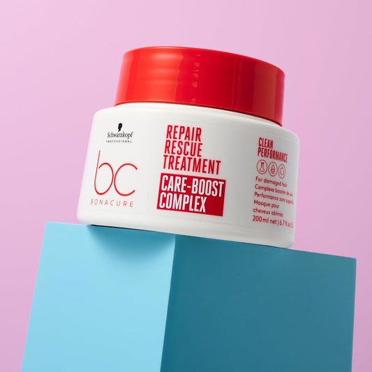 Schwarzkopf Professional Bonacure Peptide Repair Rescue Deep Conditioning Tretment Hair Mask | For Damaged Hair | 200ml