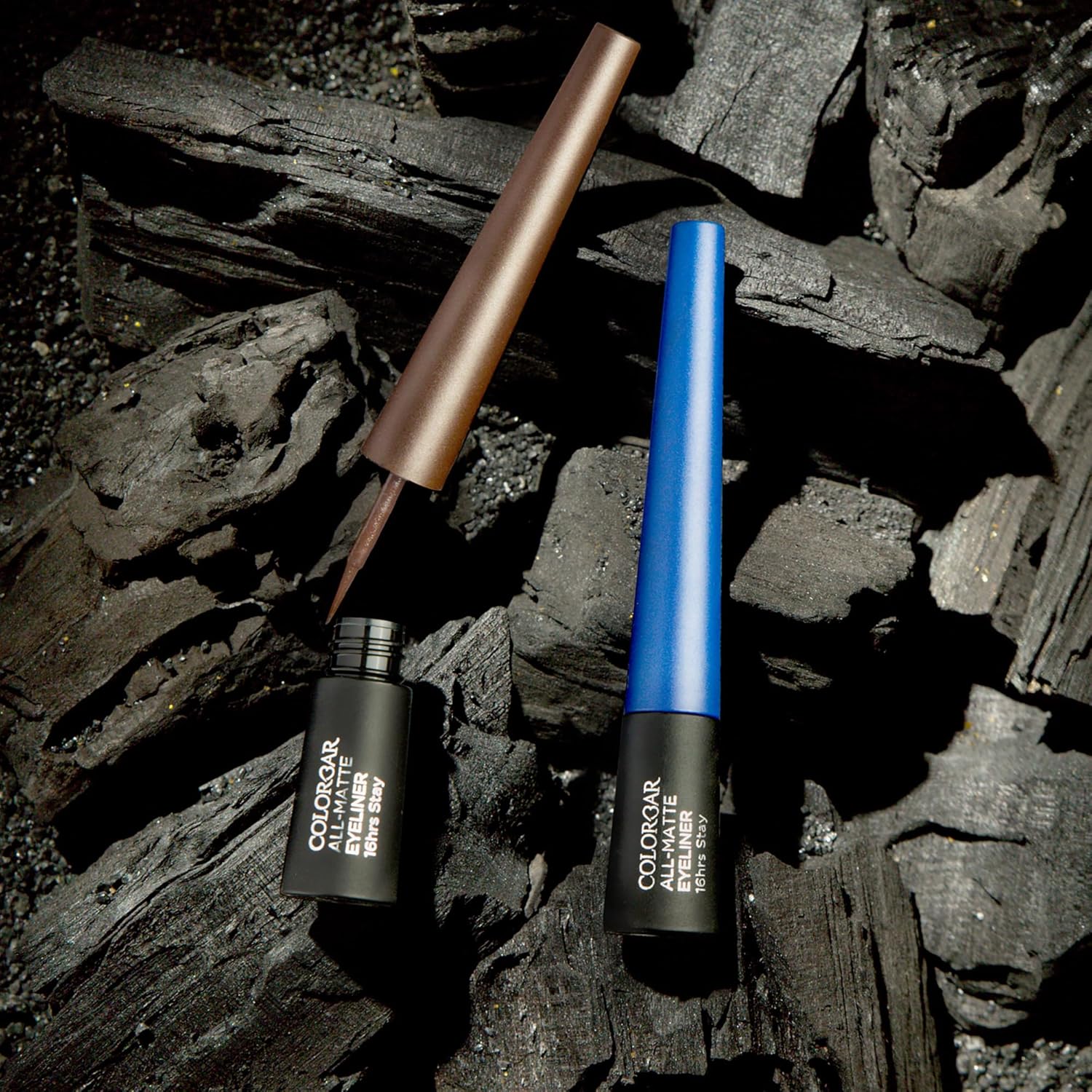 Colorbar All Matte Eyeliner, Blue 003, Matte Finish, 2.5ml | 16 hour stay | Smudgeproof | One stroke application