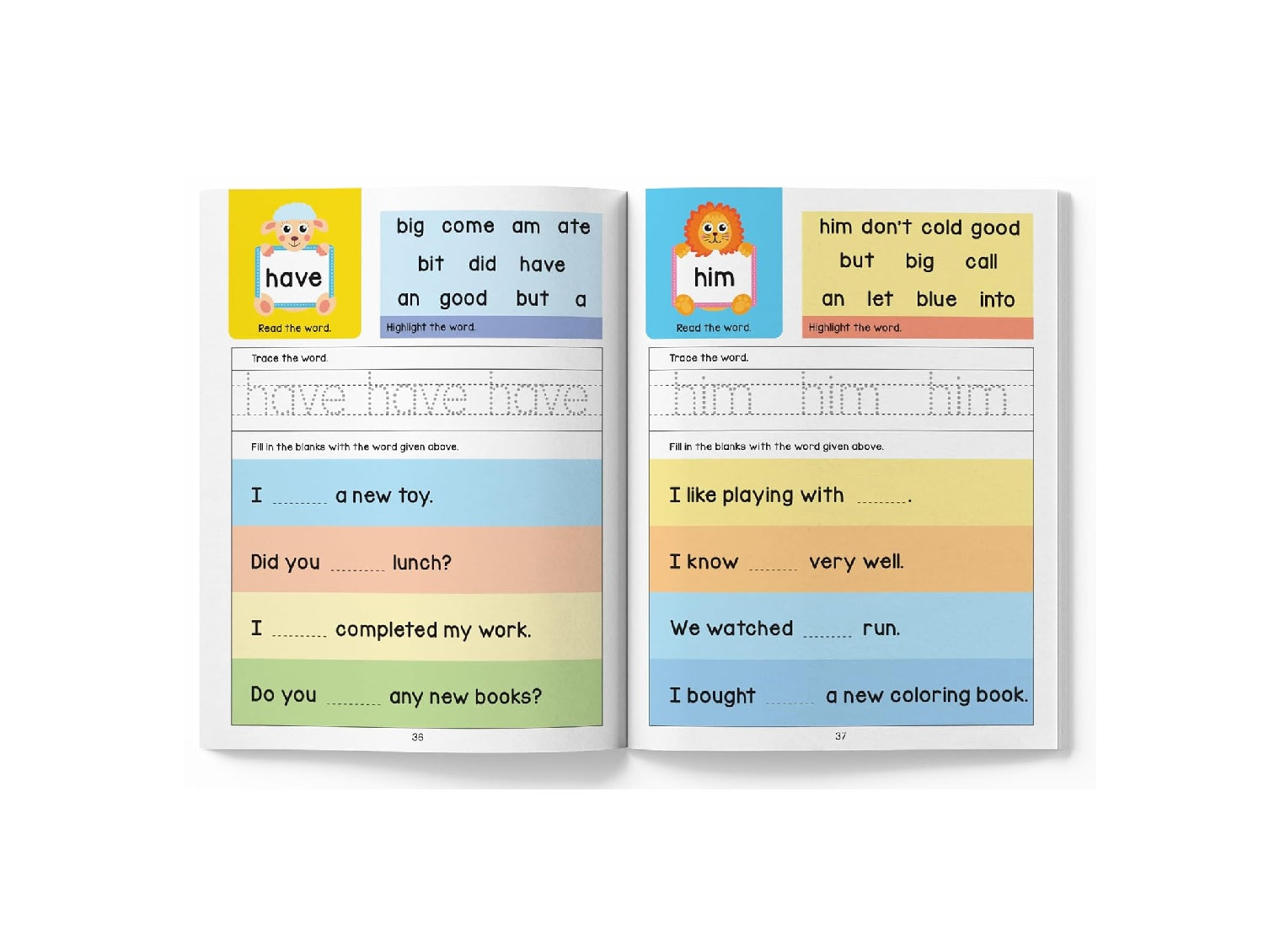 101 Sight Words and Sentences: Activity Book for Children | 400+ Sentences to Read and Practice | Paperback