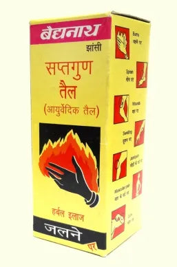 Baidyanath Saptgun Tail – 50 ml For burns, sores, wounds and swelling, otitis media, infection