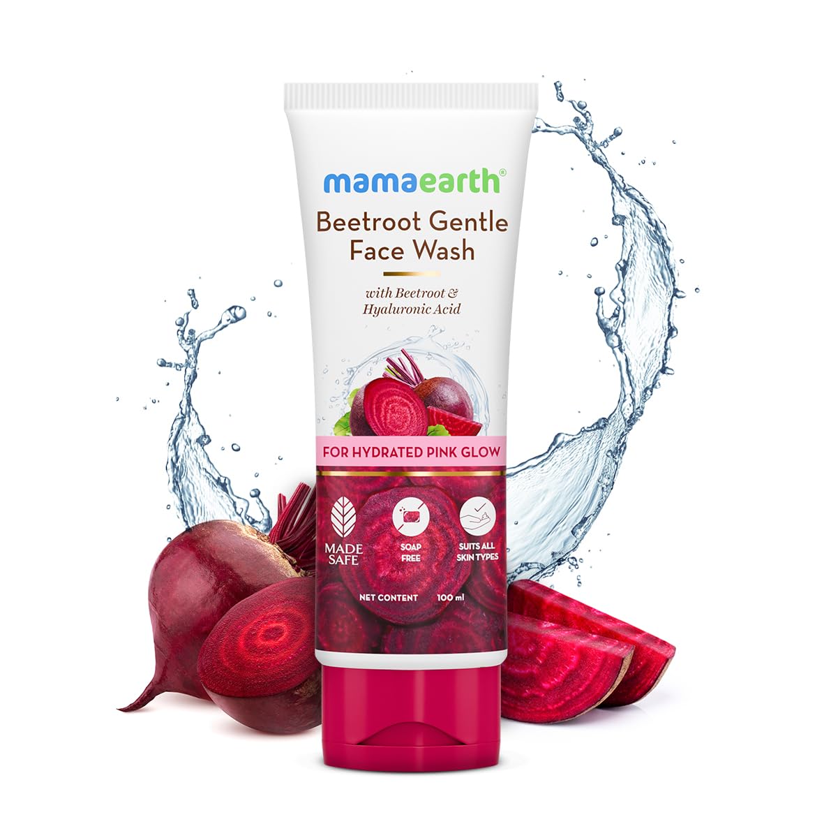 Mamaearth Beetroot Gentle Face Wash - 100 ml