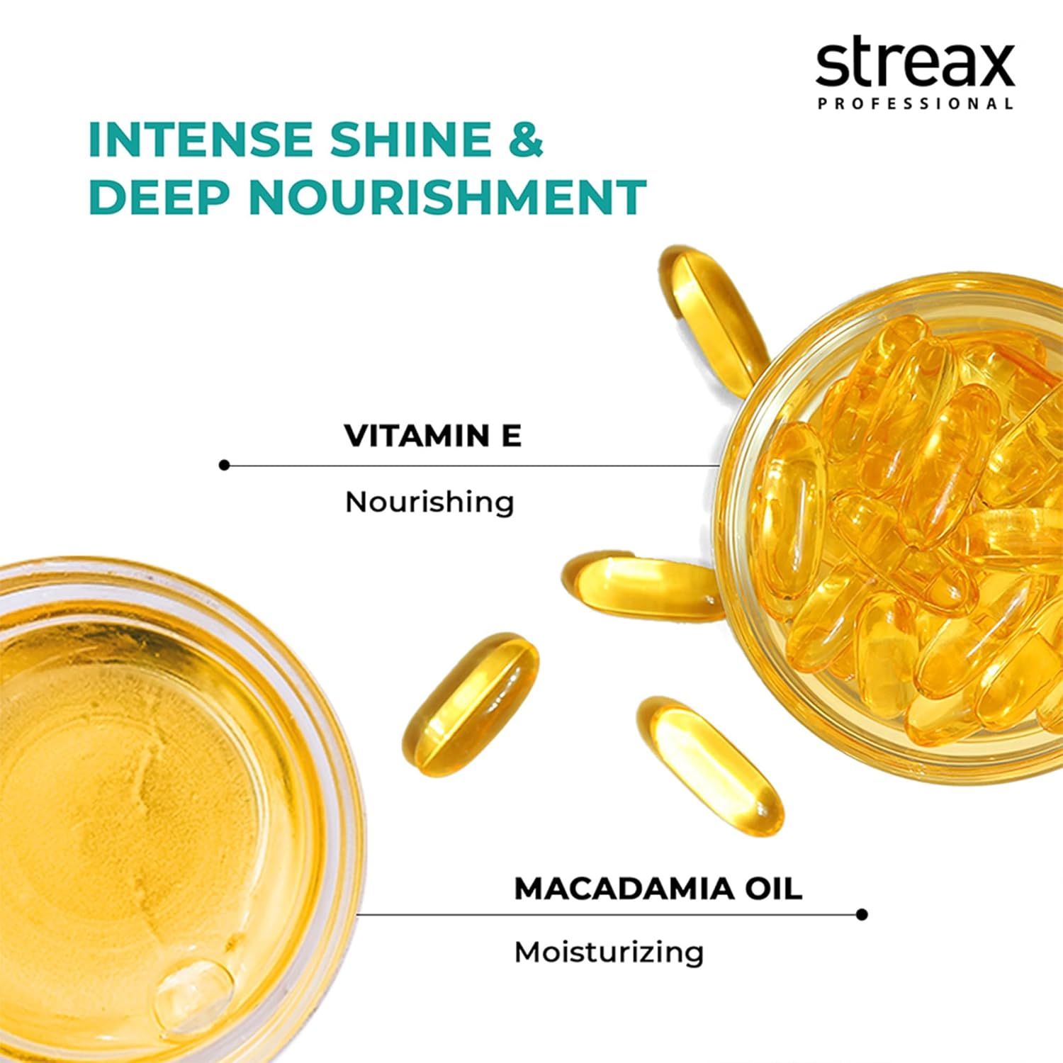 Streax Professional Vitariche Gloss Hair Serum, 200ml
