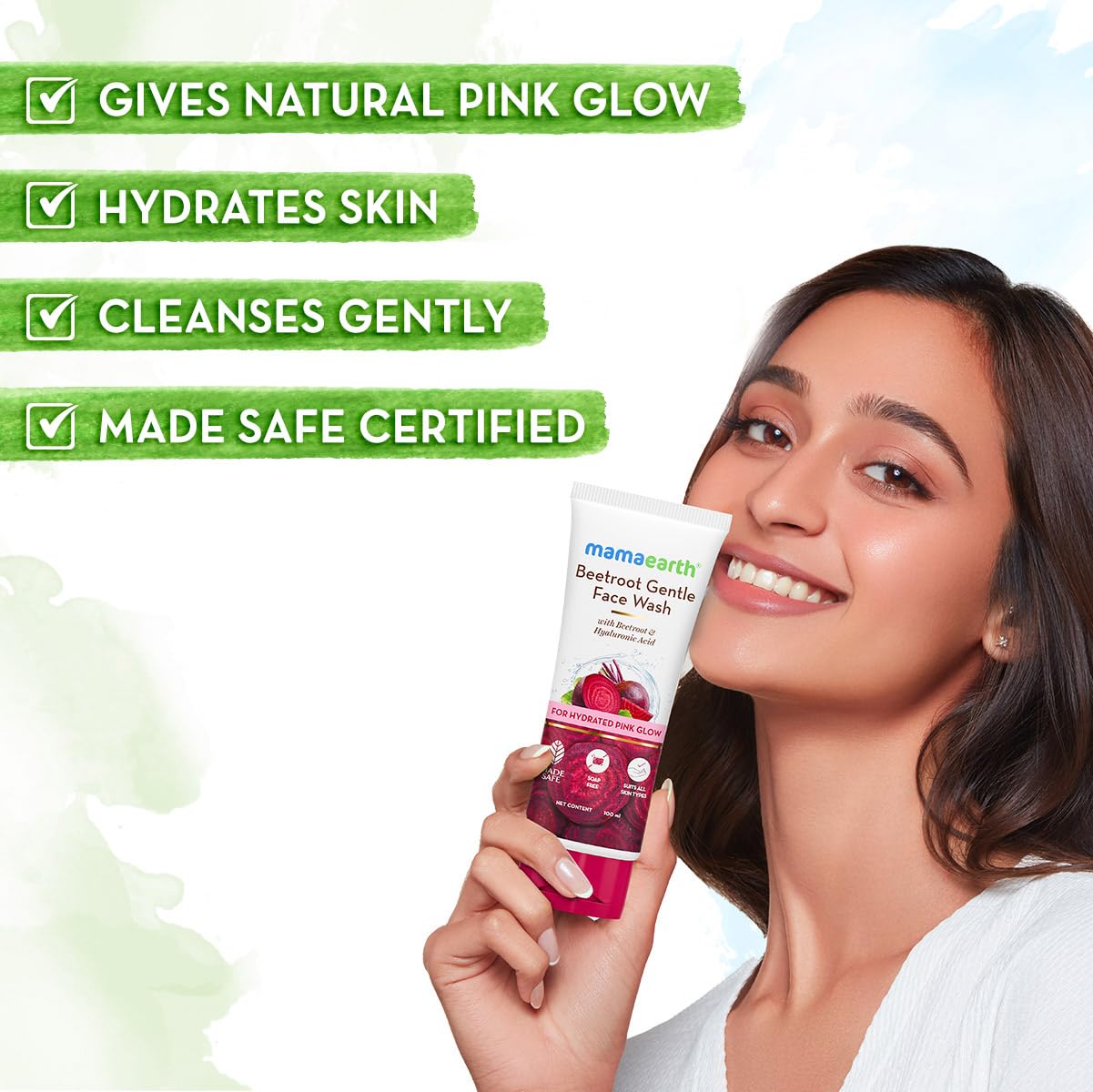 Mamaearth Beetroot Gentle Face Wash - 100 ml