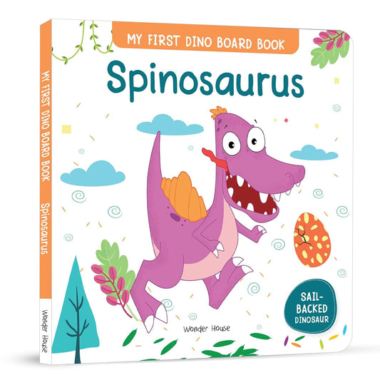 Spinosaurus – My First Dino Board Book: Illustrated Dinosaur Picture Book for Kids | Board Book