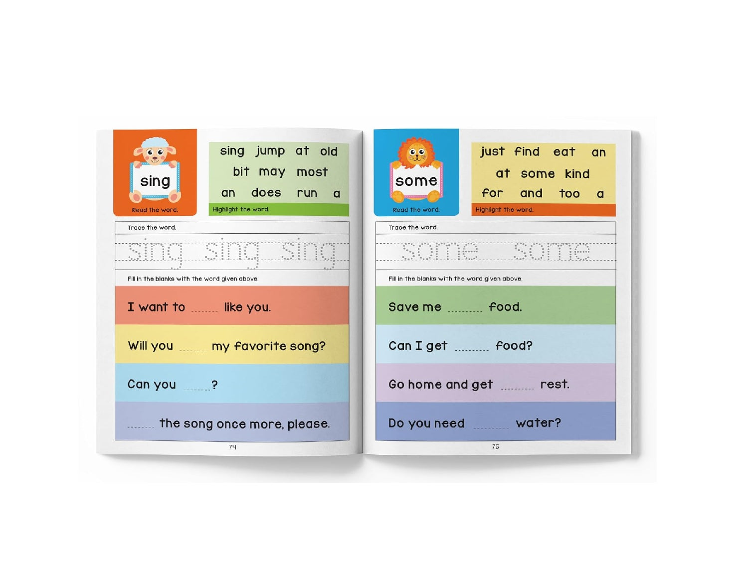 101 Sight Words and Sentences: Activity Book for Children | 400+ Sentences to Read and Practice | Paperback