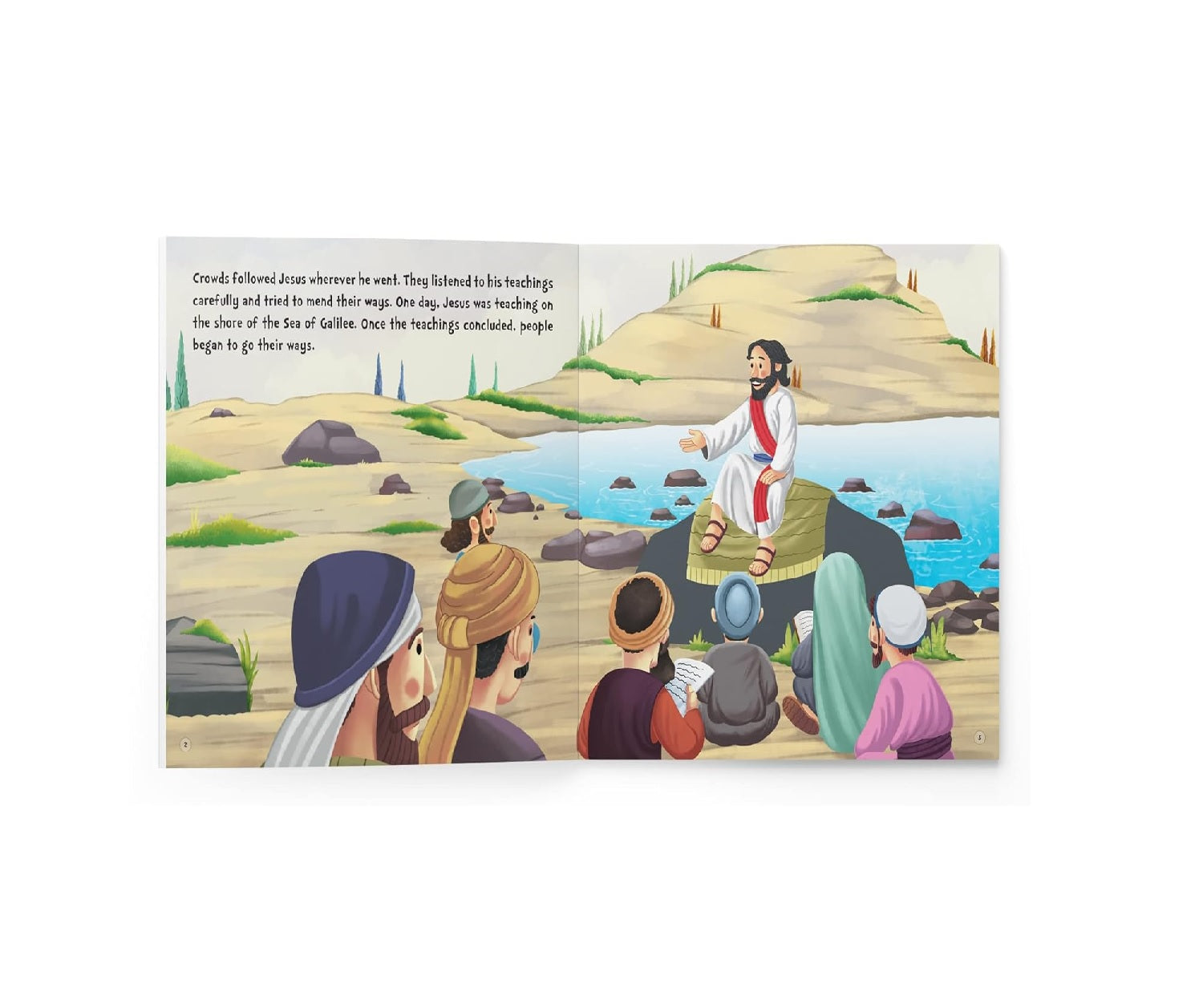 My First Illustrated Bible Story: Jesus Calms the Storm Paperback Book