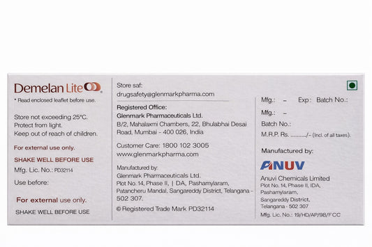 Glenmark Demelan Lite Skin Lightening Lotion 50gm