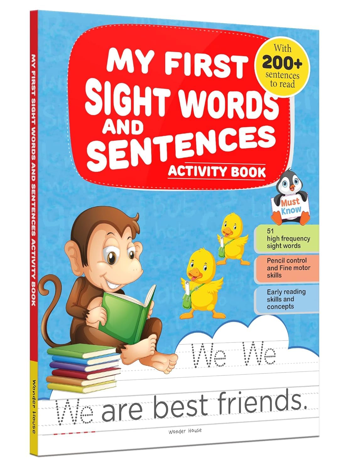 My First Sight Words and Sentences: Activity Book for Children | Paperback – Picture Book
