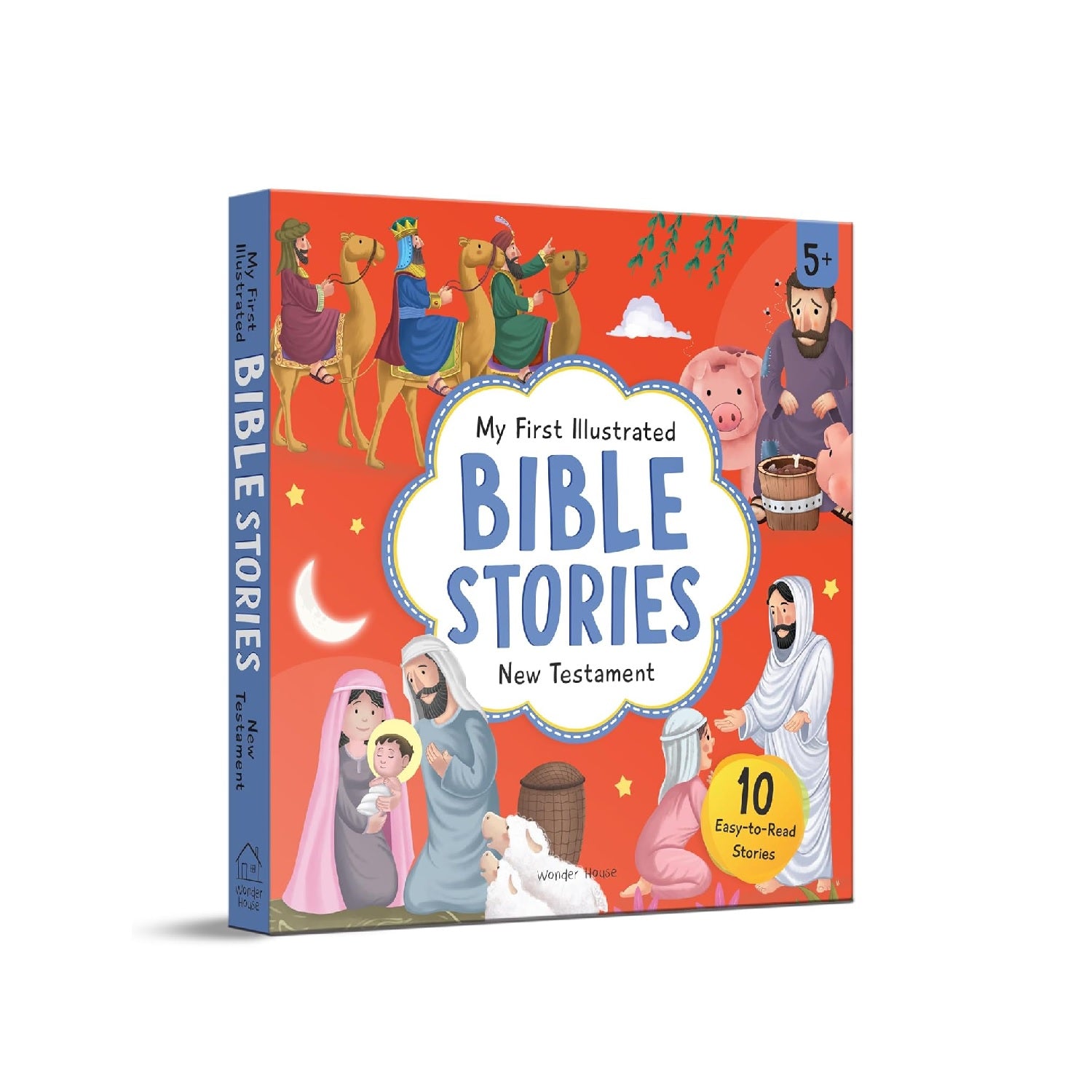 My First Illustrated Bible Stories: New Testament Hardcover  Book