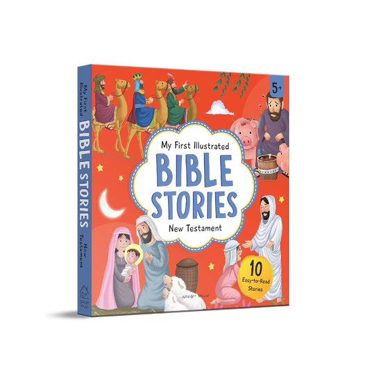 My First Illustrated Bible Stories: New Testament Hardcover  Book