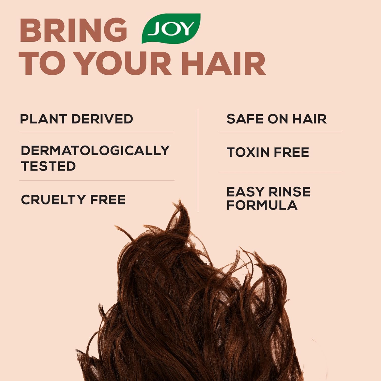 Joy Apricot & Peach Conditioning Shampoo for Growing Long & Silky Hair (340ml x 2)
