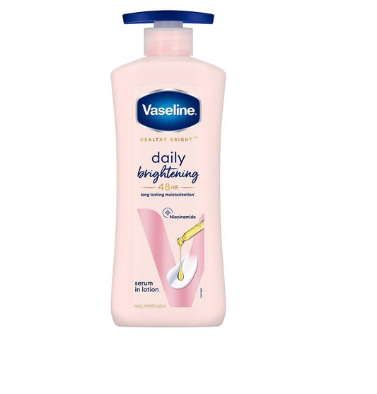 Vaseline Healthy Bright Daily Brightening Body Lotion with Niacinamide – 48H Moisturization (400 ml)