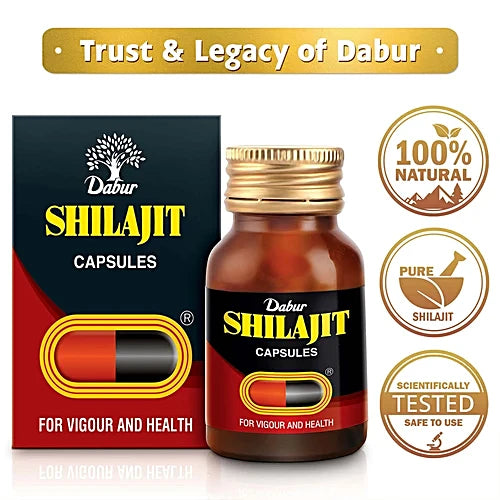 Dabur Ayurvedic Shilajeet Capsules (100caps)