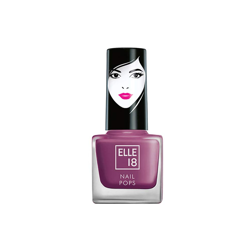 Elle 18 Nail Pops Nail Color 159 & Elle18 Matte Finish Combo, 15 Ml
