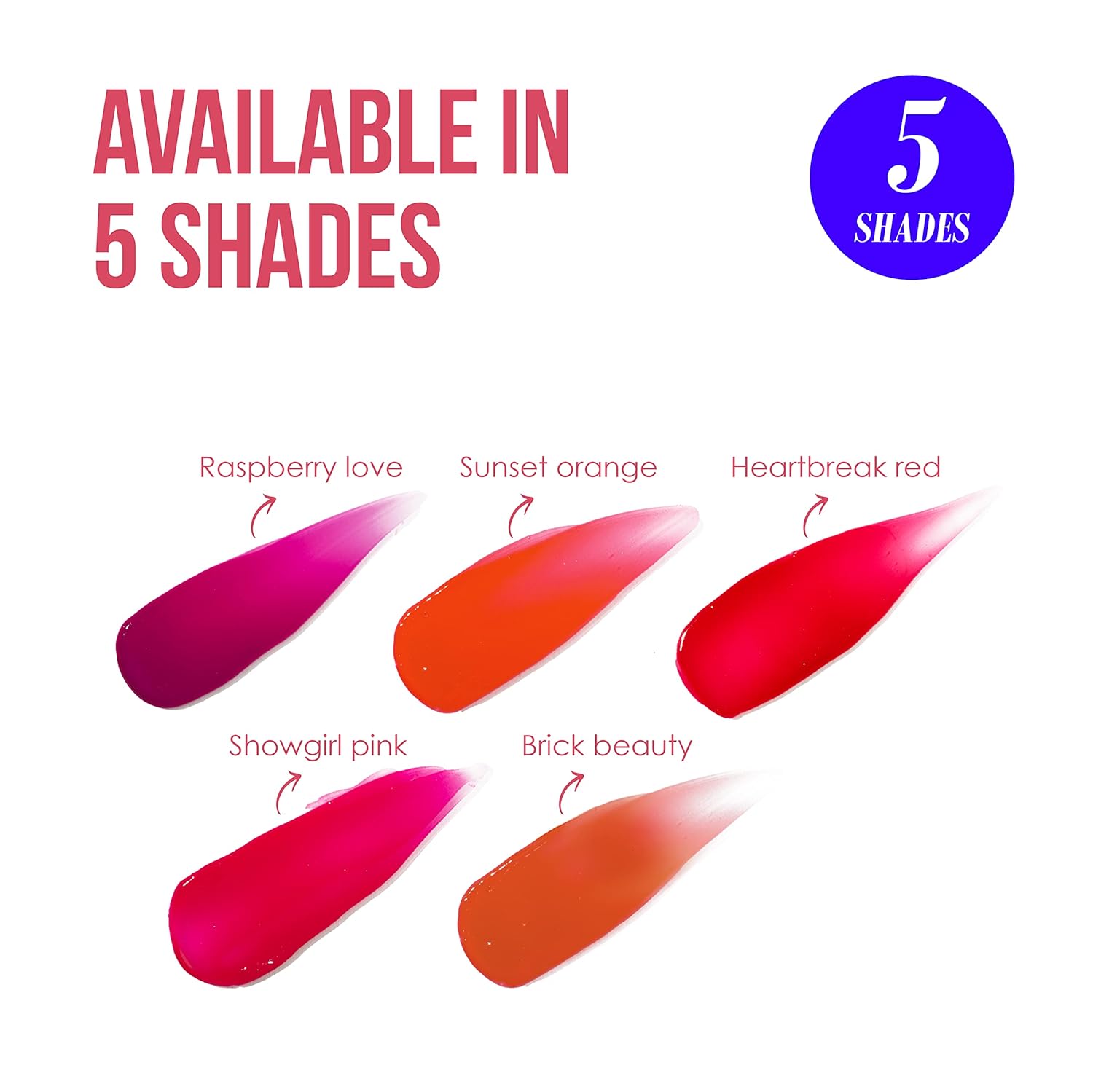 Blue Heaven,Silk & Stain Lip Tint, With Jojoba Oil & Vitamin E, Long Lasting, Non Sticky, Transfer Proof Formula,8ml,Brick Beauty
