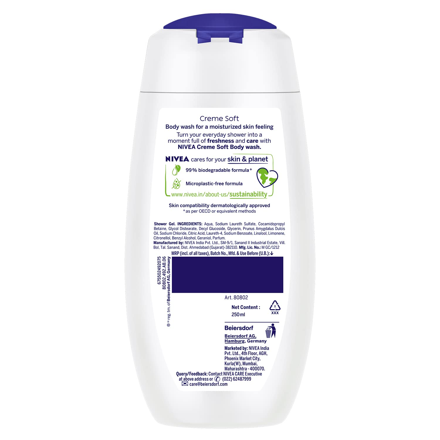 NIVEA Crème Body Wash Soft 250ml