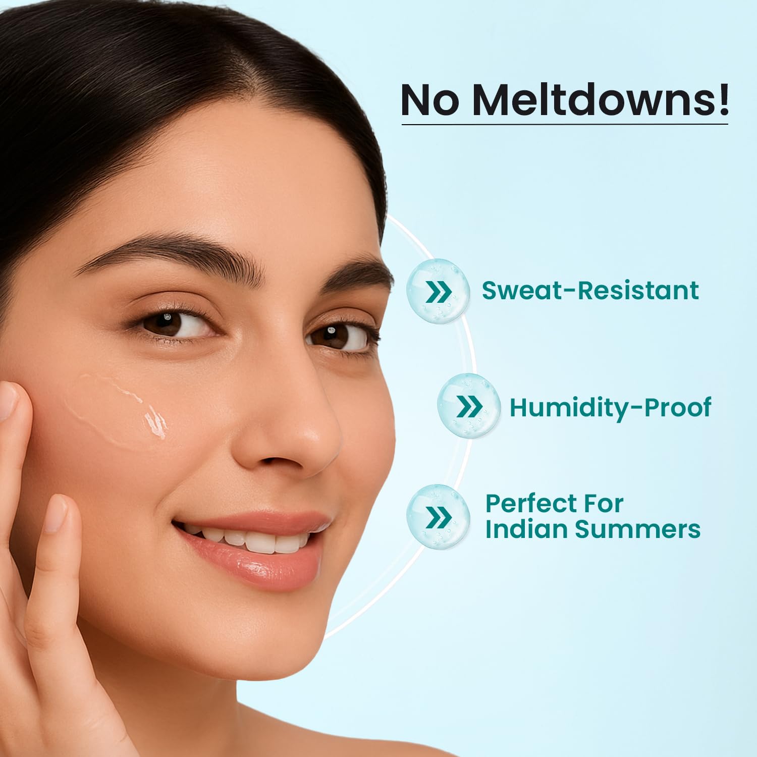 Swiss Beauty Hold Me Grip Primer | Hydrating | Grippy Gel Formula | Sweat-Resistant & Humidity-Proof | Enriched with Niacinamide & Centella | Long-Lasting Base | 24ml