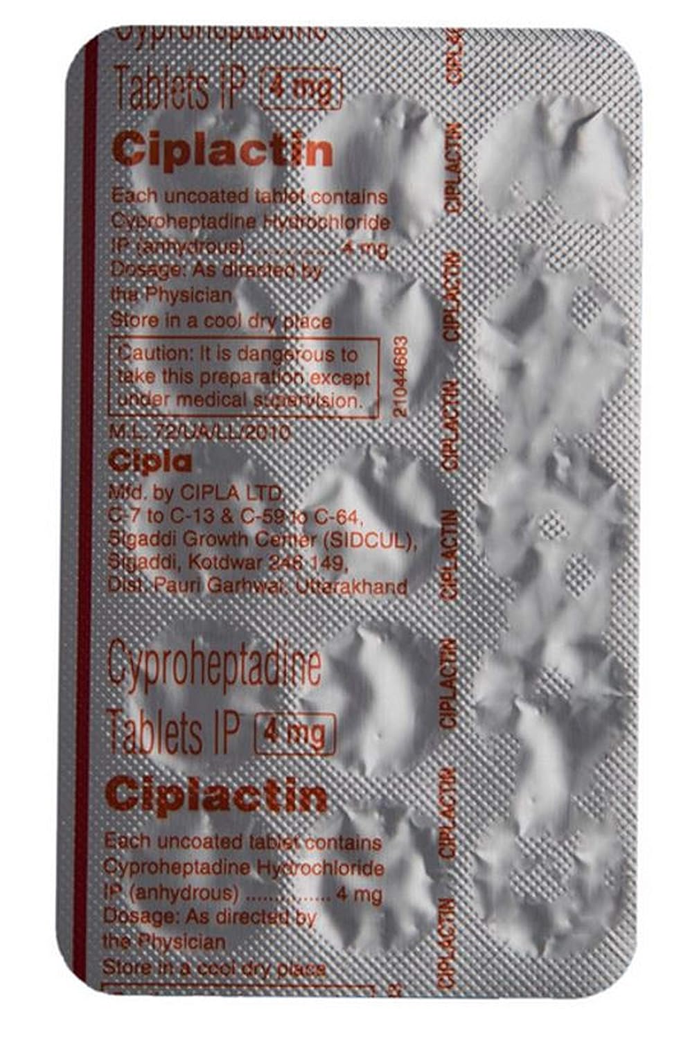 Ciplactin Tablet – 15 Tablets