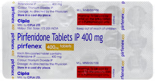 Pirfenex 400mg Tablet – 15 Tablets For Idiopathic pulmonary fibrosis
