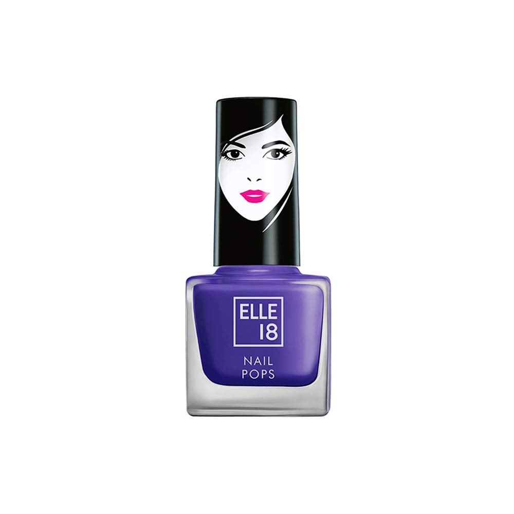 Elle 18 Matte Finish & Elle18 Nail Pops Nail Color 163 Combo, 15 Ml