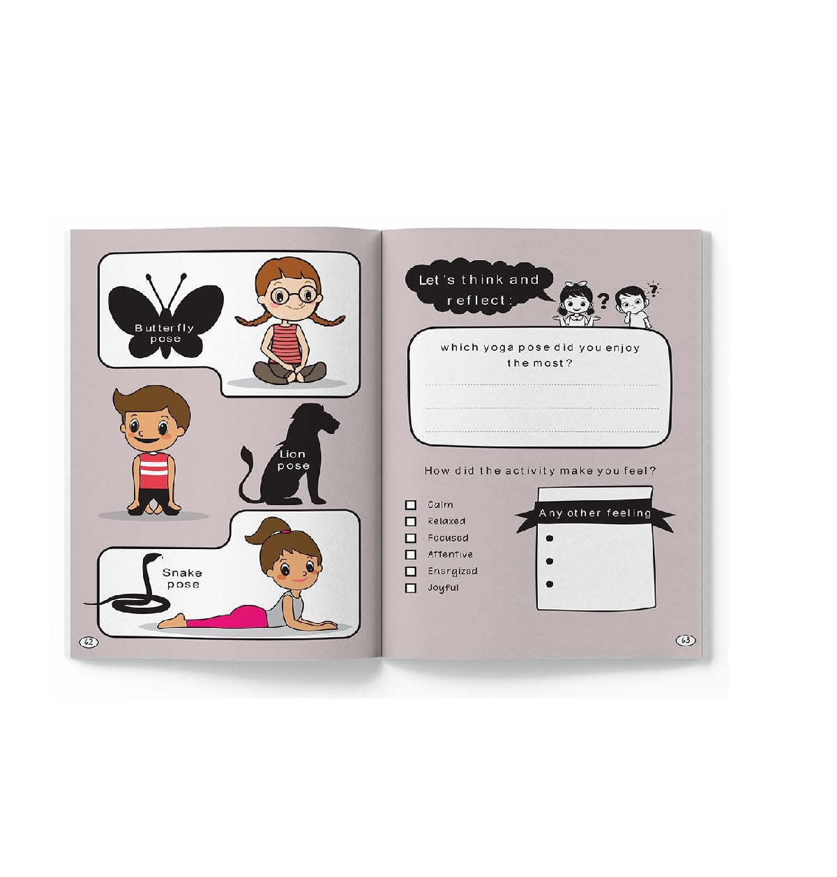 Mindfulness Journal Activity Book for Kids Daily reflection Book
