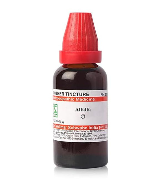 Dr Willmar Schwabe India Alfalfa Mother Tincture (Q) (30ml) for relieving stress cholesterol levels