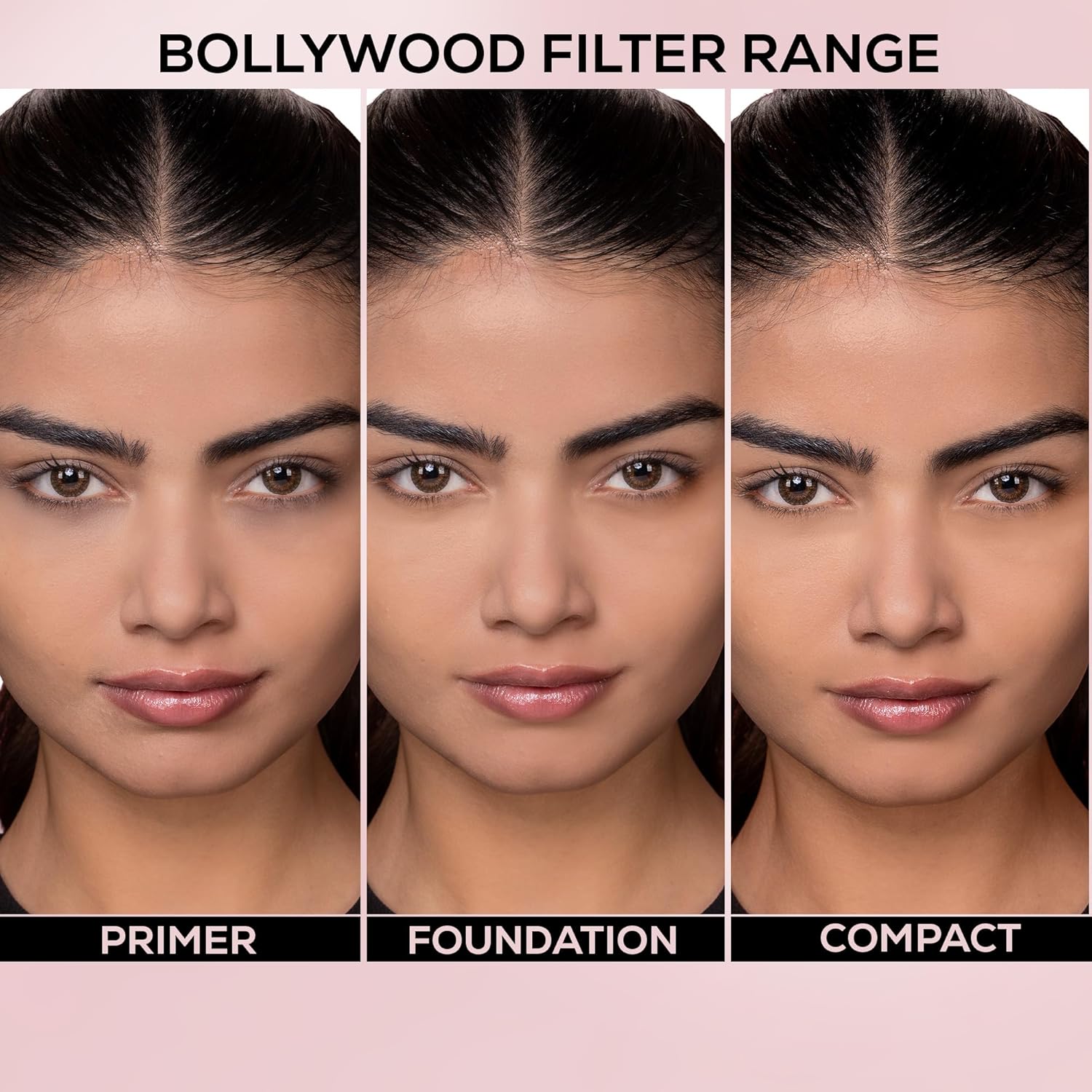 RENEE Bollywood Filter Blurring Compact - Vanilla Haze | Pore Minimising, Matte Finish, Full Coverage, Rich Pay-off | Blurs Pores & Blemishes | 9g