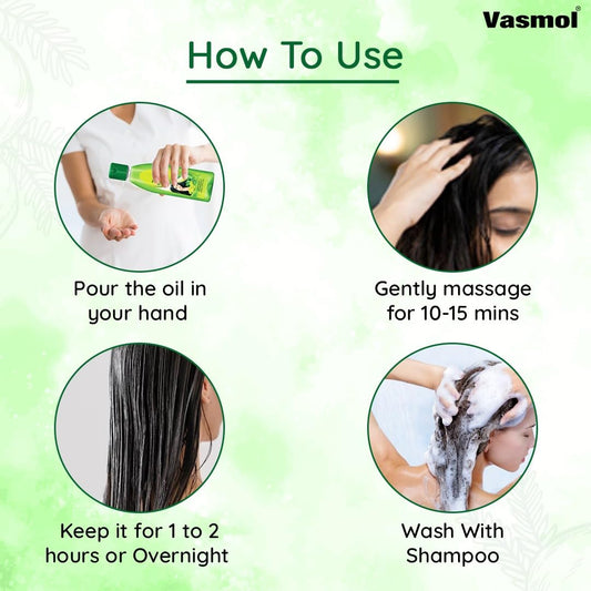 Vasmol Brahmol Hair Oil , 500 ml
