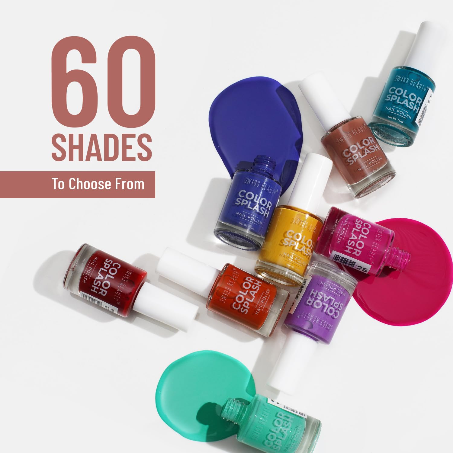 Swiss Beauty Color SPLASH Nail Polish, Shade- 43, 11ml