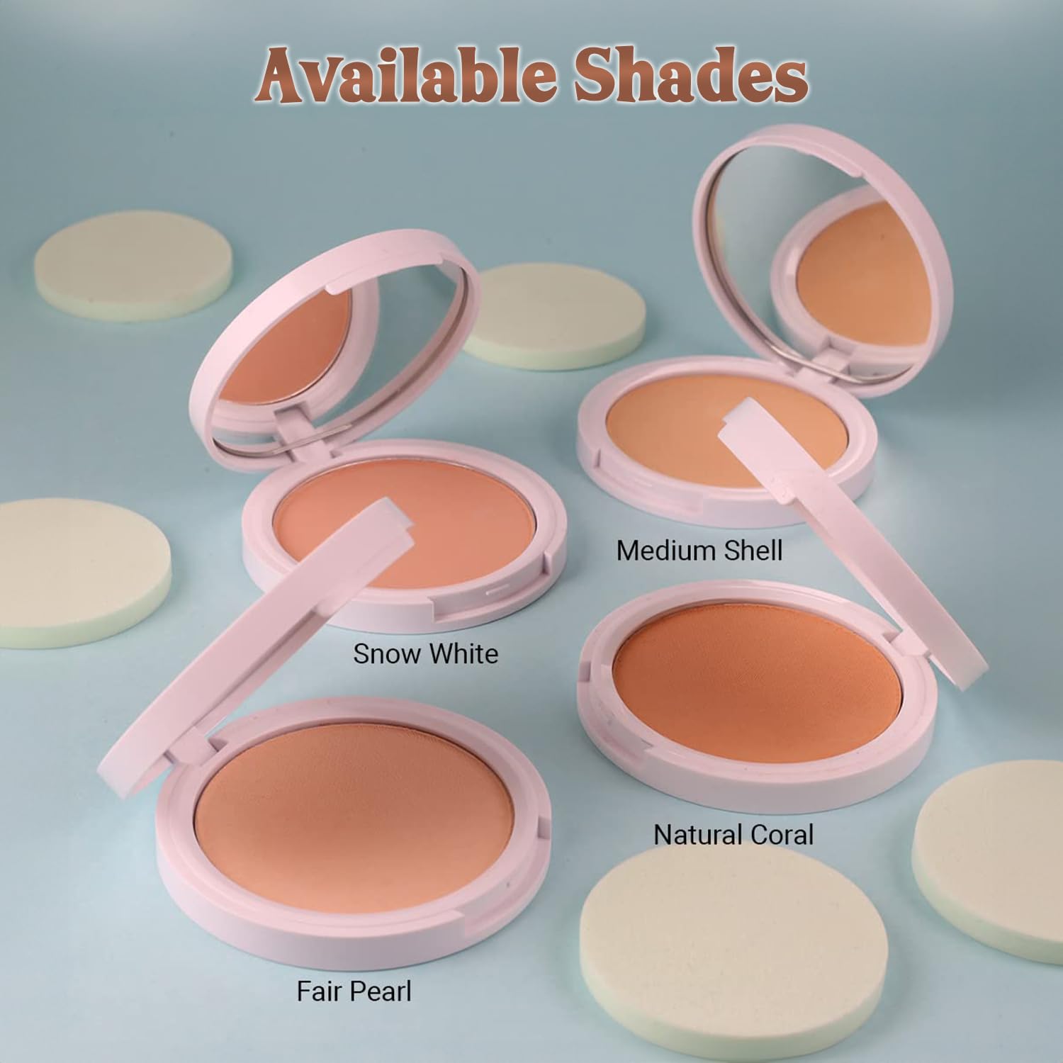 Iba Pure Skin Perfect Look Long Wear Mattifying Compact - Natural Coral, 9g