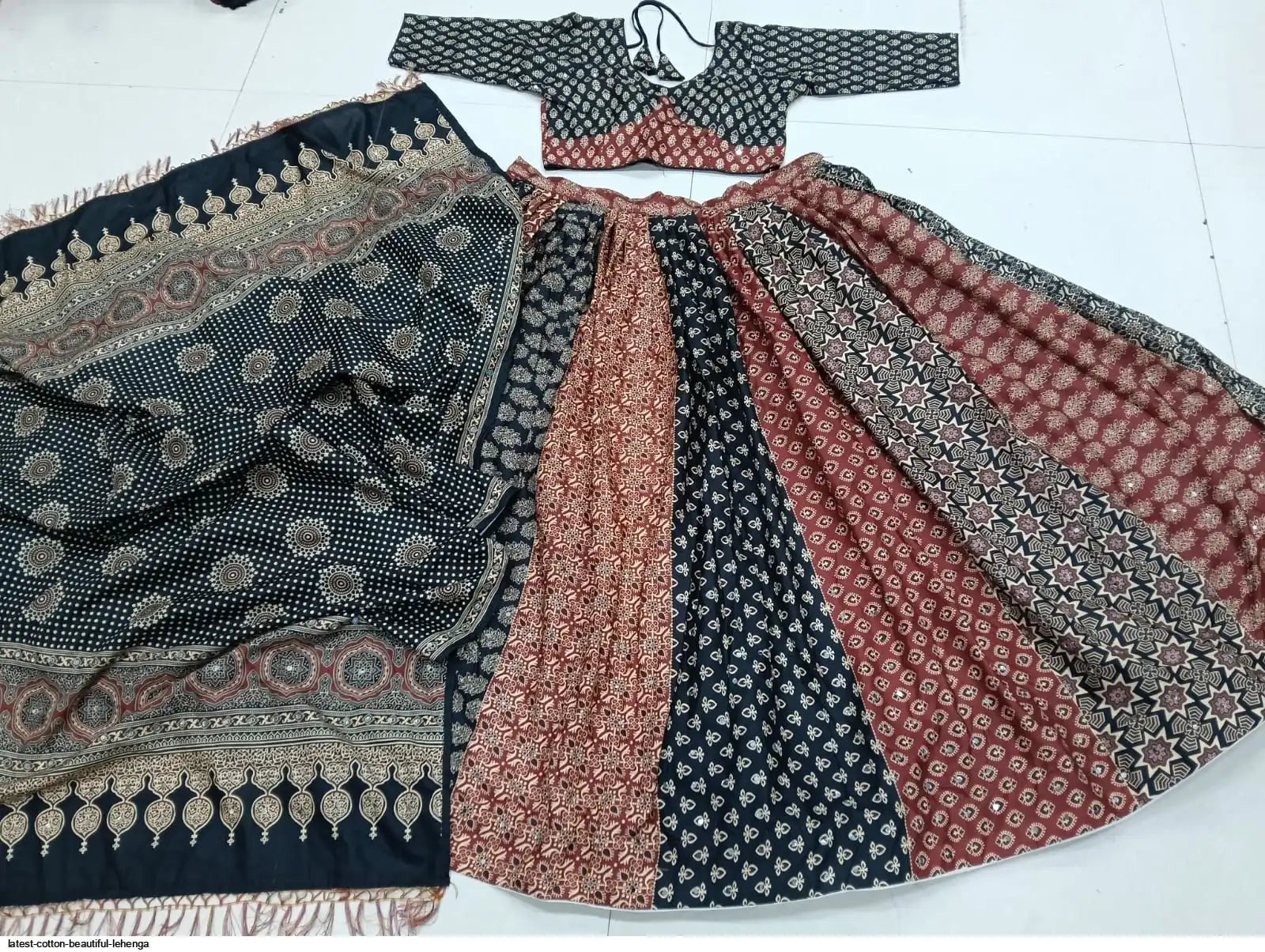 LATEST COTTON BEAUTIFUL LEHENGA