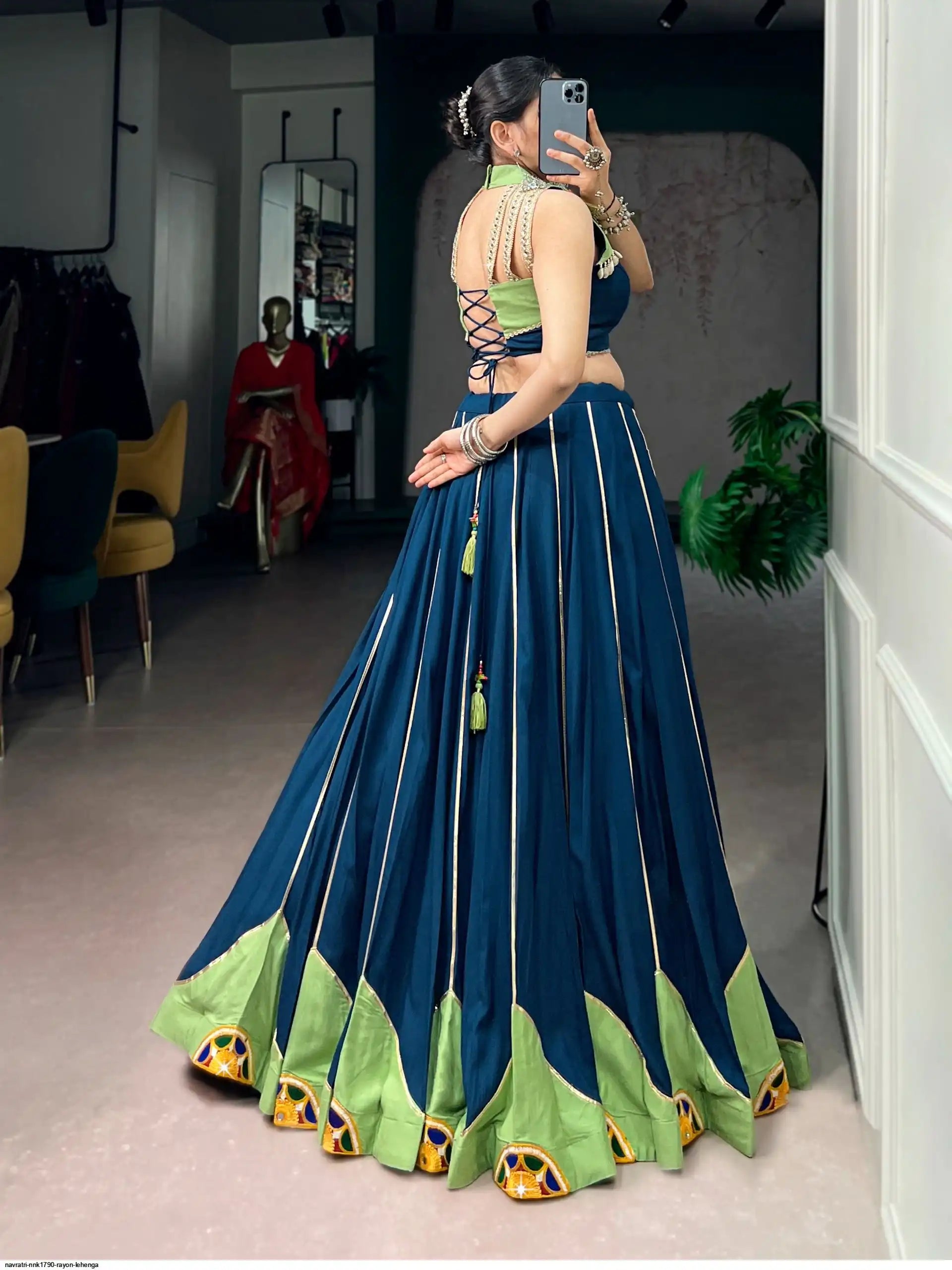 NAVRATRI NNK1790 RAYON LEHENGA