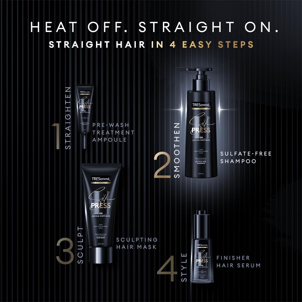 TRESemme Silk Press Smoothing Shampoo 375ml
