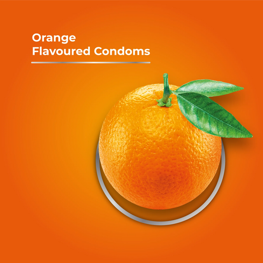 Skore Orange Flavored Condom 10 count