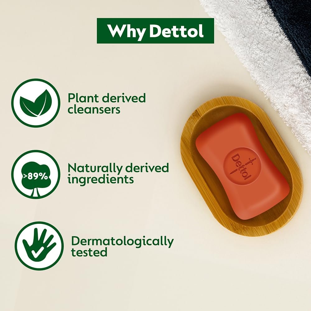 Dettol Original Bathing Soap Bar with 12 HR protective shield (750gm)