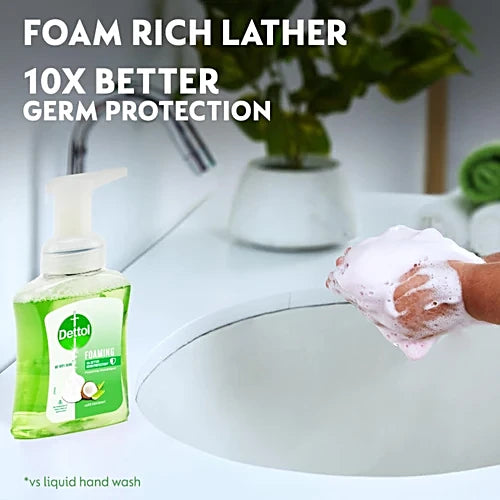 Dettol Aloe Coconut Foaming Handwash, 250 ml