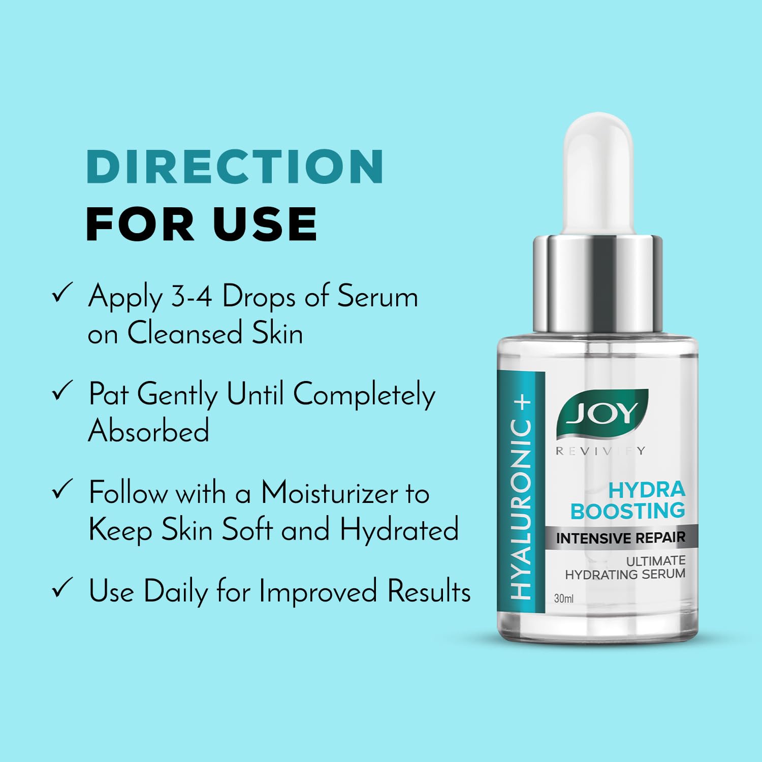 Joy Hydra Boosting Hyaluronic Acid Face Serum 30ml
