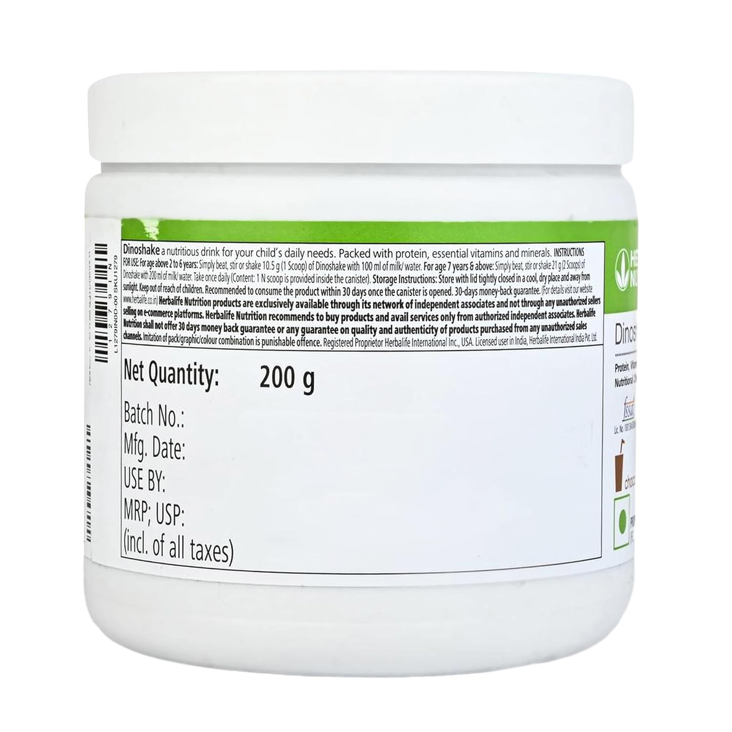 Herbalife Dino Shake - Chocolicious - 200 gm