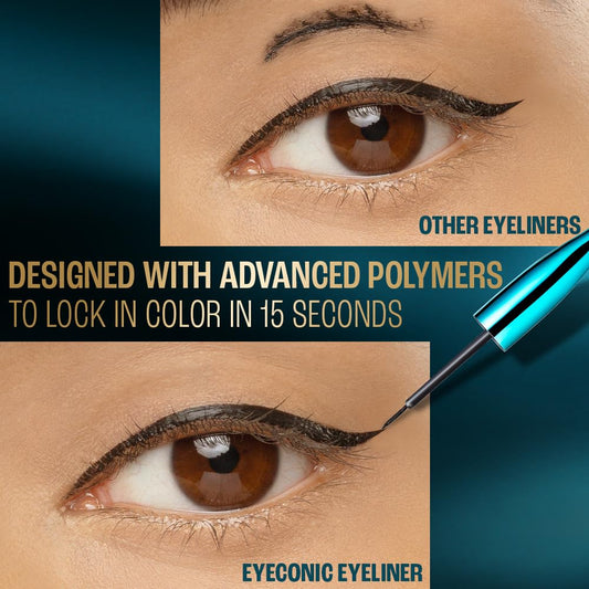 LAKME 9to5 Eyeconic Waterproof Liquid Eyeliner, Intense Black, 4.5 ml