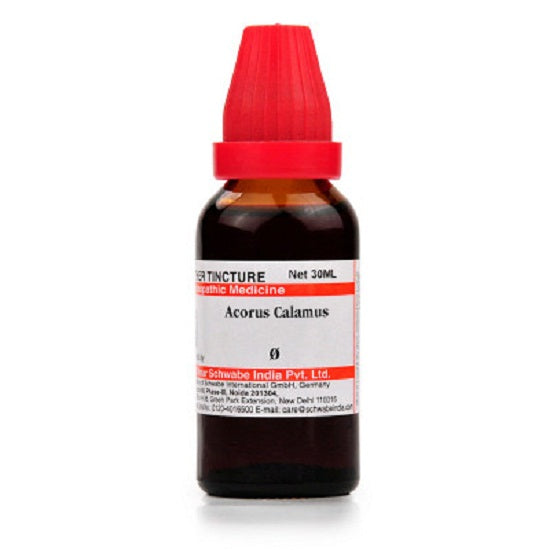 Dr Willmar Schwabe India Acorus Calamus Mother Tincture (Q) (30ml) for diarrhoea bleeding gums vomiting nausea