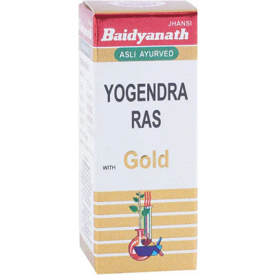 Baidyanath Yogendra Ras (Swarna Moti Yukta) (5tab) For diabetes , heart disorders , vatta disorders
