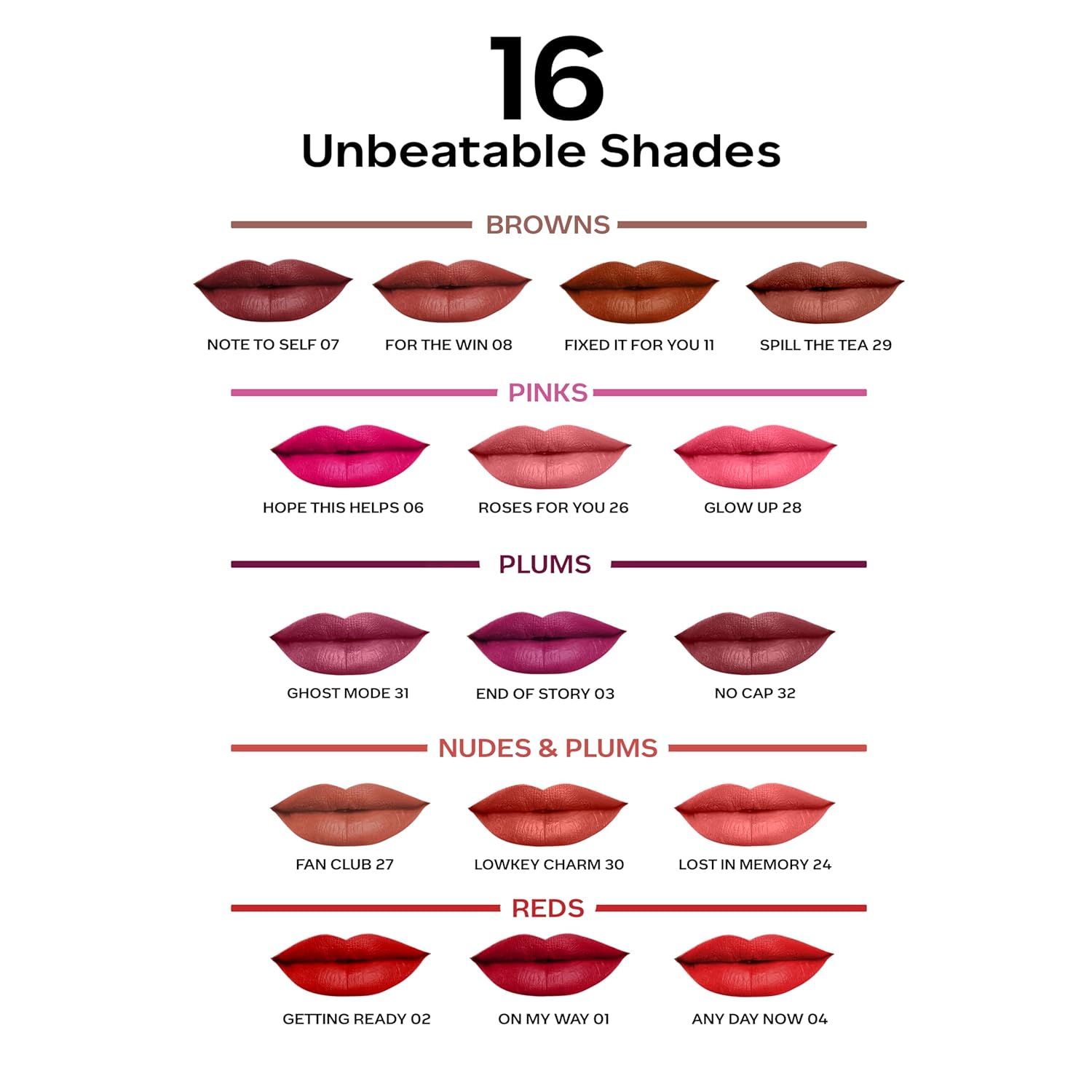 FACES CANADA Comfy Matte Liquid Lipstick - Note To Self 07, 3 ml