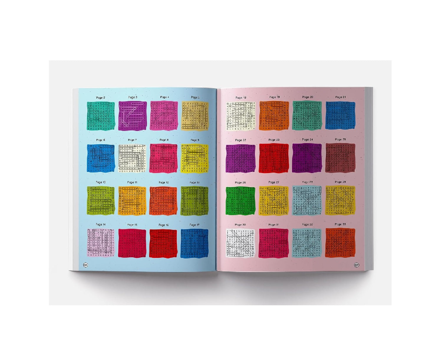 101 Word Search Activity Book: Large Grid Word Search Puzzles for Kids With Attractive Illustrations I  Hardcover