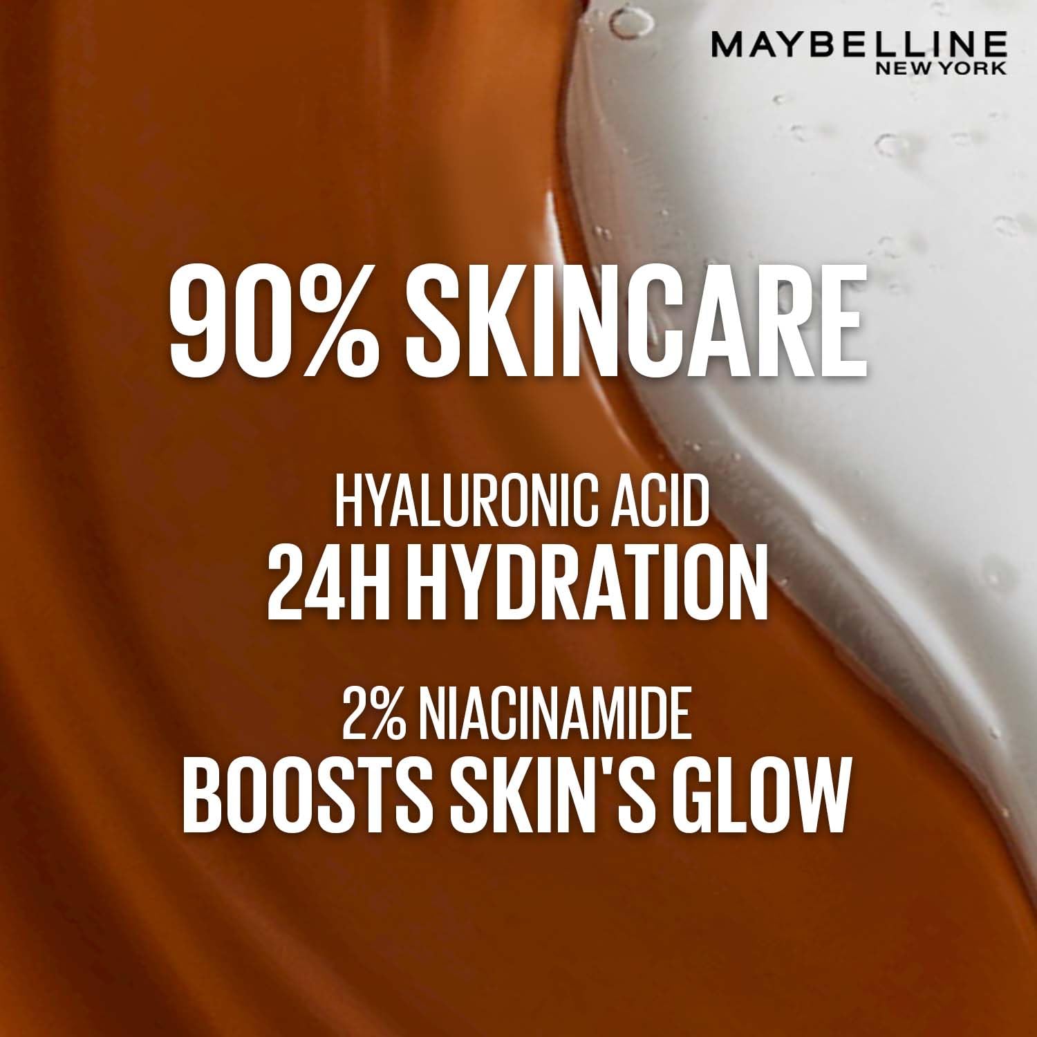 Maybelline New York Fit Me Glow BB Cream, SPF 50 + 24H Hydration With Niacinamide & Hyaluronic Acid, Dewy Finish for Normal to Dry Skin- Shade 45, 25ml