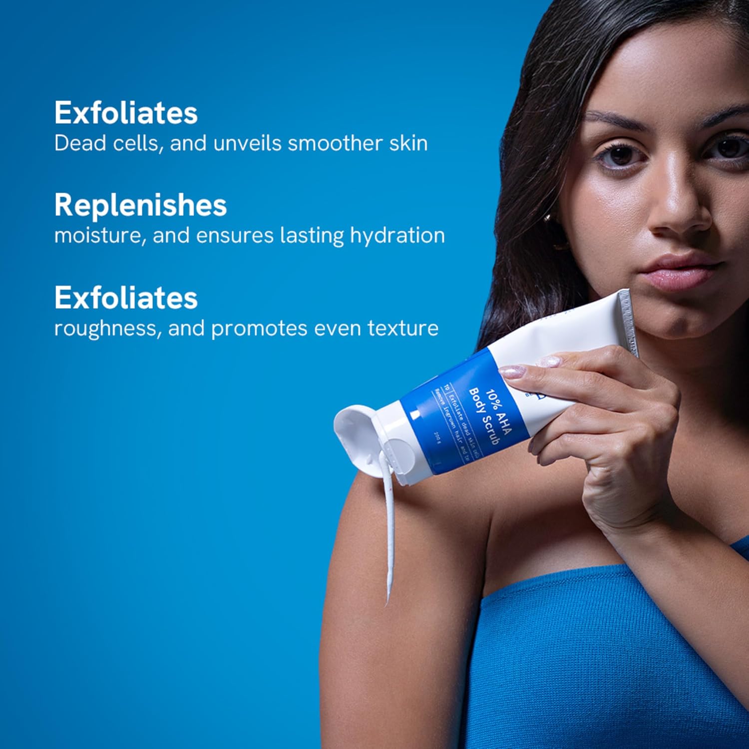 BeBodywise 10% AHA Lactic Acid Body Scrub - 200 gm