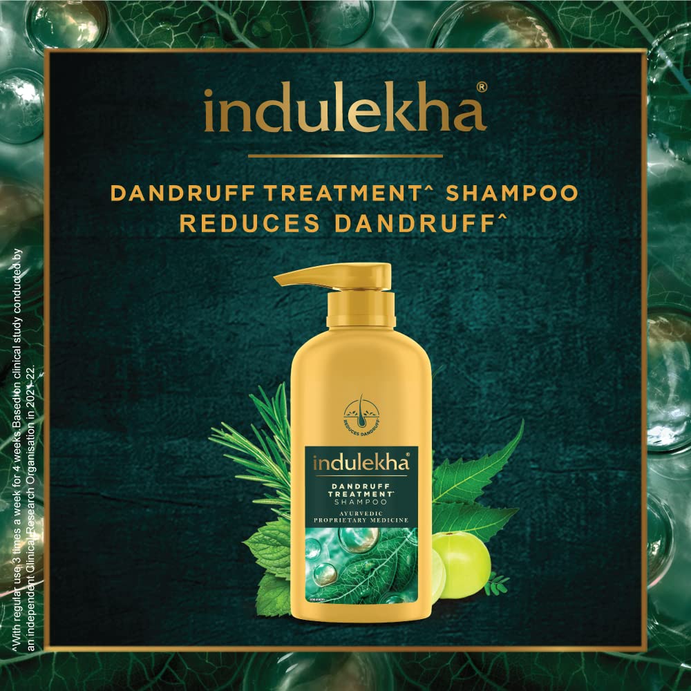 Indulekha Dandruff Treatment Shampoo, 580 ml